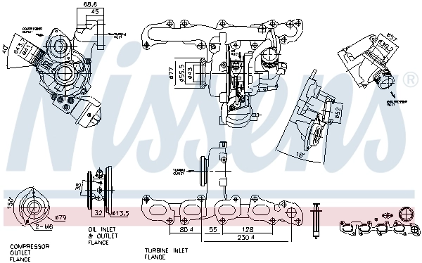 Do koszyka Turbina Volkswagen Passat B8 3G2, CB2