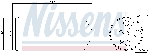 Osuszacz klimatyzacji 95325 Nissens
