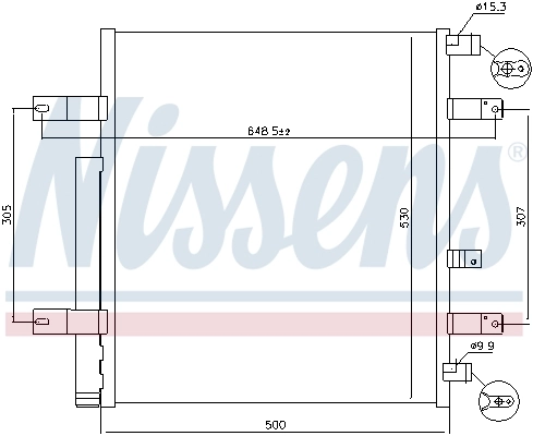 940094 Nissens Chłodnica klimatyzacji