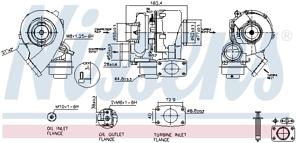 Turbina Nissens 93202