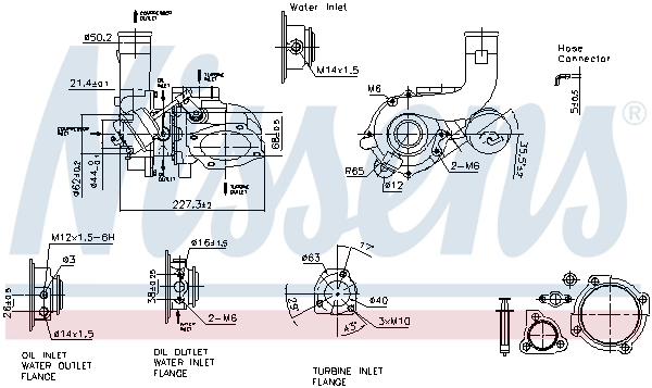 93169 Nissens Turbina