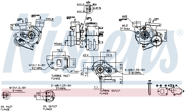 Turbina Nissens 93027