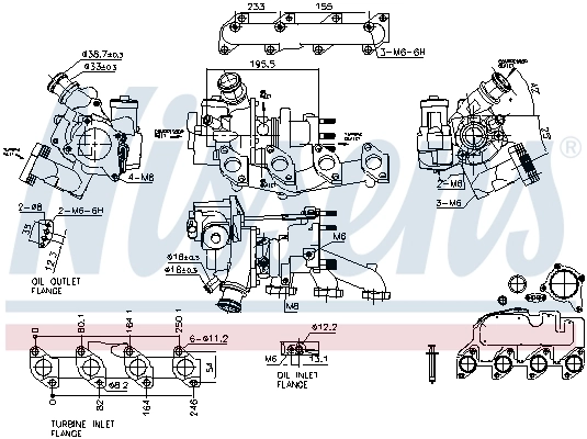 93500 Nissens Turbina