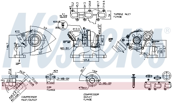 93071 Nissens Turbina