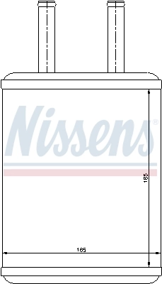 Chłodnica nagrzewnicy (ogrzewacza) Nissens 77503