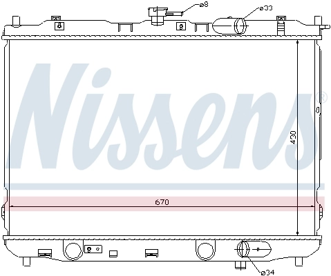 Chłodnica silnika KIA Carens I minivan (FJ) (2002 - 2006) cena, od 94,52 USD