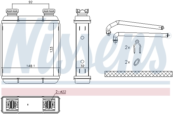 Chłodnica nagrzewnicy (ogrzewacza) Smart FORTWO coupe (451) (2007 - 2026) cena, od 71,40 USD