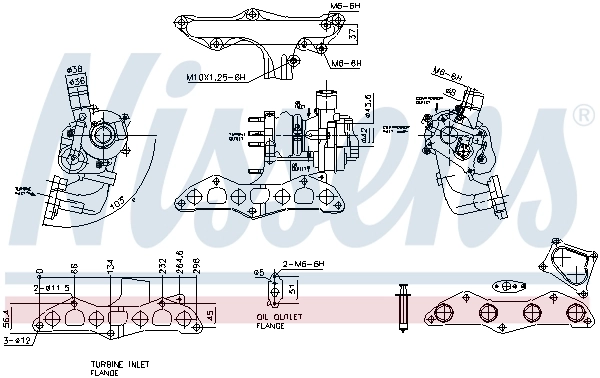 Turbina Toyota Yaris VERSO minivan (NCP2) (1999 - 2005) cena, od 289,98 USD