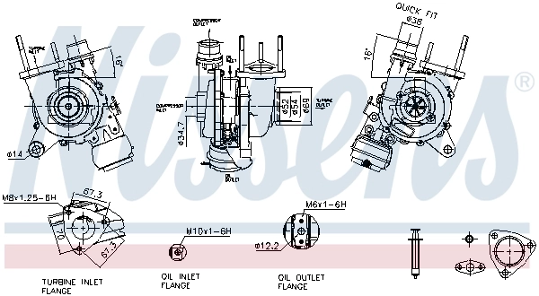 Turbina 93551 Nissens