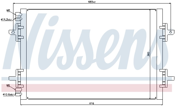 Chłodnica klimatyzacji Renault Espace III minivan (JE) (1997 - 2003) cena, od 80,40 USD