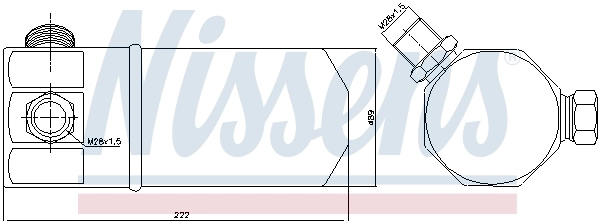 Osuszacz klimatyzacji 95117 Nissens