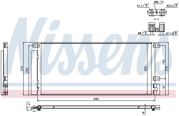 940388 Nissens Chłodnica klimatyzacji