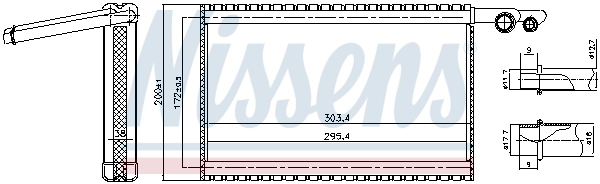 Parownik klimatyzacji DAF 45