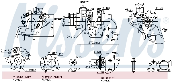 Turbina Mitsubishi L 200 III ulec poprawie (K60, K70) (1996 - 2007) cena, od 444,75 USD