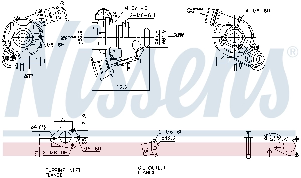 Turbina Nissens 93426