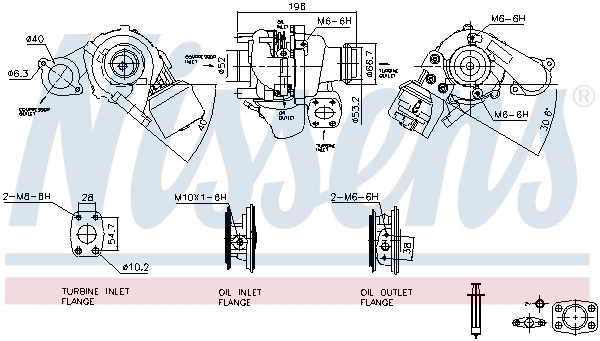 Turbina do Peugeot 208 I CA, CC