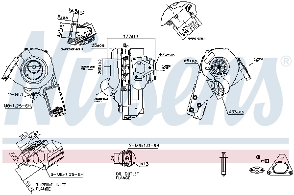 Turbina Nissens 93273