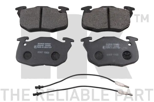 Do koszyka 425165 Peugeot/Citroen Klocki hamulcowe przednie tarczowe