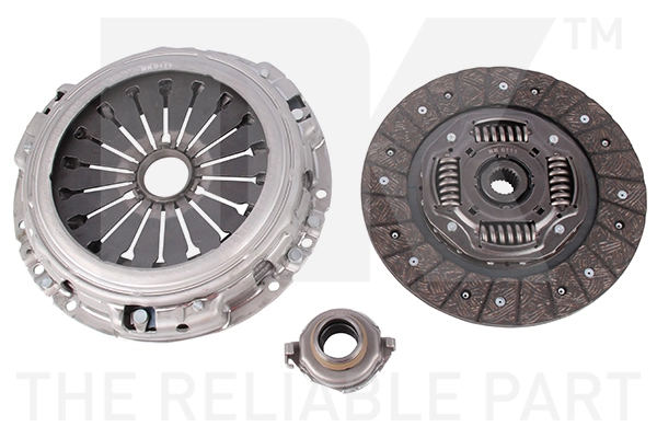  Zestaw sprzęgła (3 części) Peugeot Boxer 1