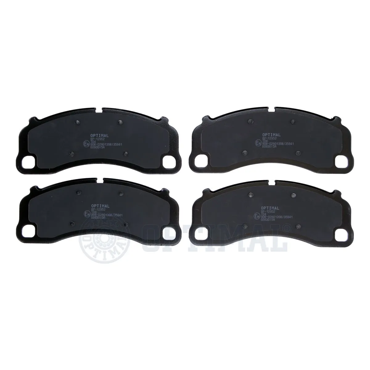 Klocki hamulcowe przednie tarczowe Porsche Cayman 982