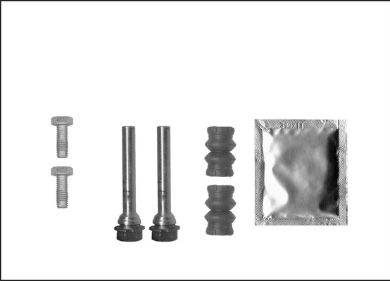  Zestaw naprawczy zacisku hamulcowego tylnego Peugeot 208 