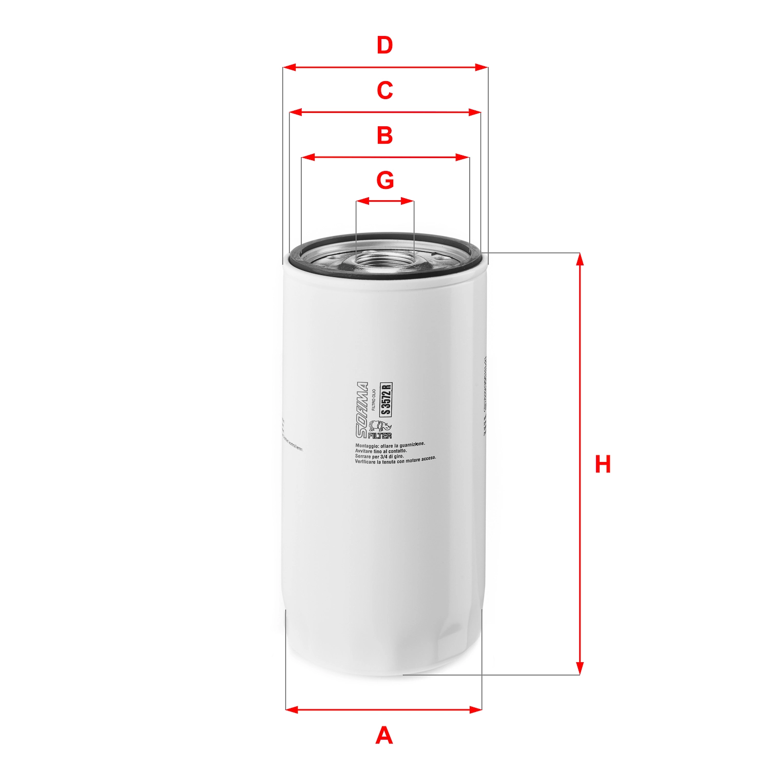 GC466744AC Ford Filtr oleju