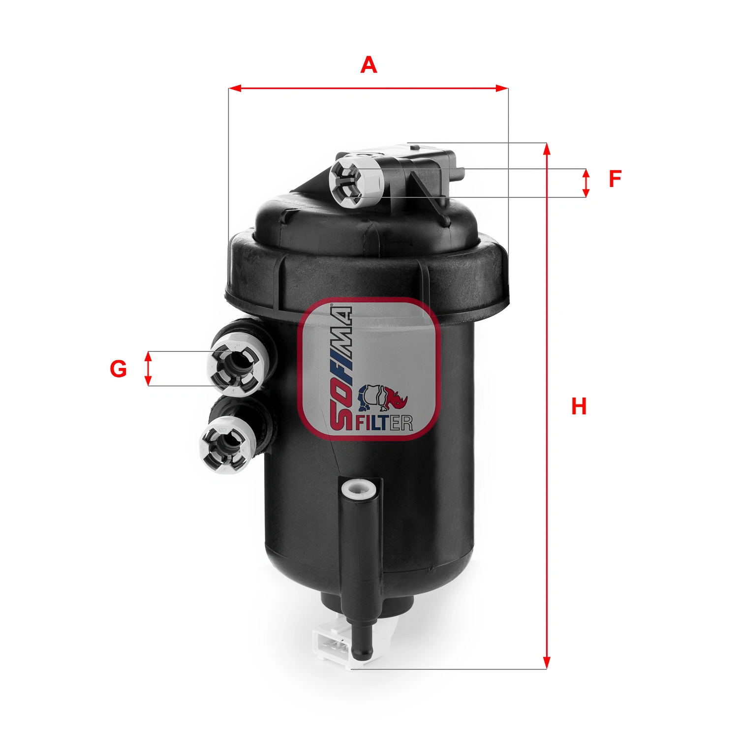 Obudowa filtra paliwa Fiat/Alfa/Lancia 1345983080 cena, od 112,26 USD