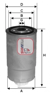 Filtr paliwa Dongfeng FF5135 cena, od 5,99 USD