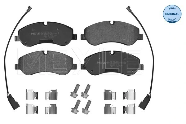 Klocki hamulcowe przednie tarczowe do Ford Transit VII V363