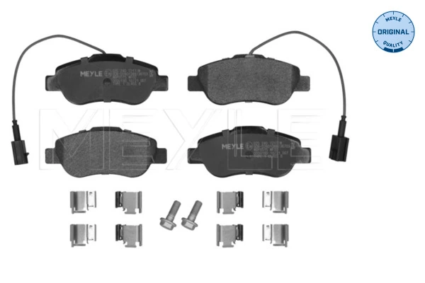Klocki hamulcowe przednie tarczowe do Fiat Panda II 169A