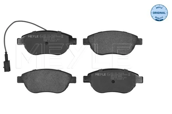 1617256480 Peugeot/Citroen Klocki hamulcowe przednie tarczowe