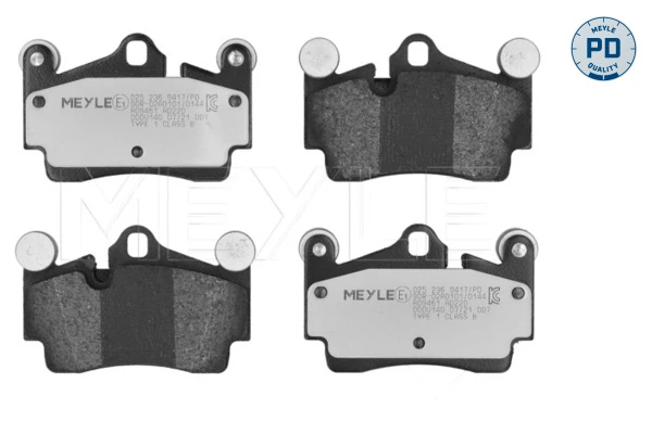 Okładziny (klocki) do hamulców tarczowych tylne Volkswagen Touareg I SUV (7LA, 7L6, 7L7) (2002 - 2010) cena, od 31,05 USD