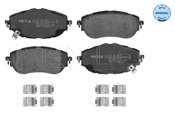 1639381980 Peugeot/Citroen Klocki hamulcowe przednie tarczowe