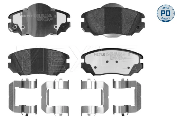 1639382880 Peugeot/Citroen Klocki hamulcowe przednie tarczowe