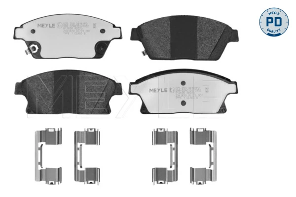 Klocki hamulcowe przednie tarczowe do Chevrolet Orlando  J309
