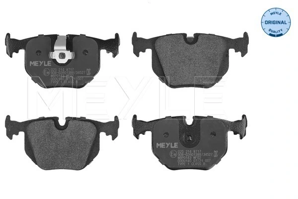 Okładziny (klocki) do hamulców tarczowych tylne do BMW 7  E38