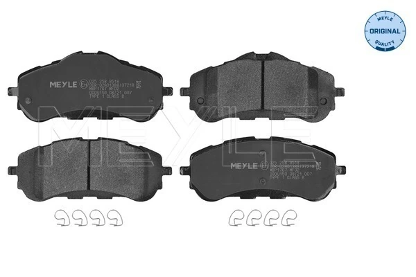 1647860280 Peugeot/Citroen Klocki hamulcowe przednie tarczowe