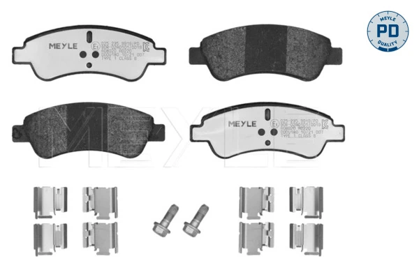 1696440380 Peugeot/Citroen Klocki hamulcowe przednie tarczowe