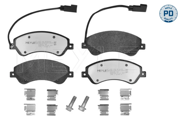 1617285880 Peugeot/Citroen Klocki hamulcowe przednie tarczowe