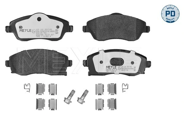 Klocki hamulcowe przednie tarczowe General Motors 1605081 cena, od 21,84 USD