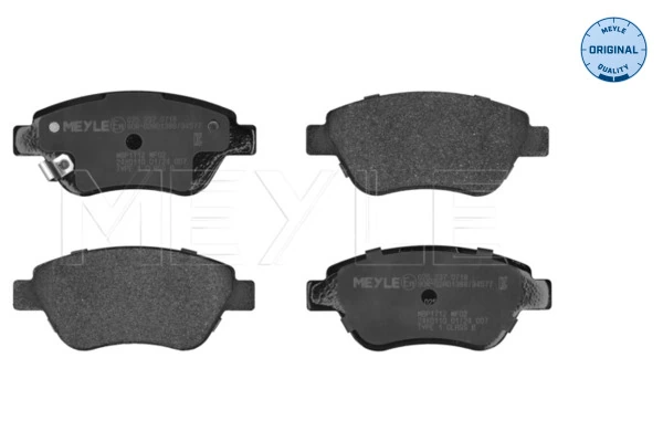Klocki hamulcowe przednie tarczowe Peugeot/Citroen 1617262380 cena, od 22,10 USD