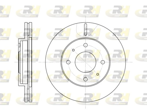 Tarcza hamulcowa przednia Mitsubishi Galant 5 E1A