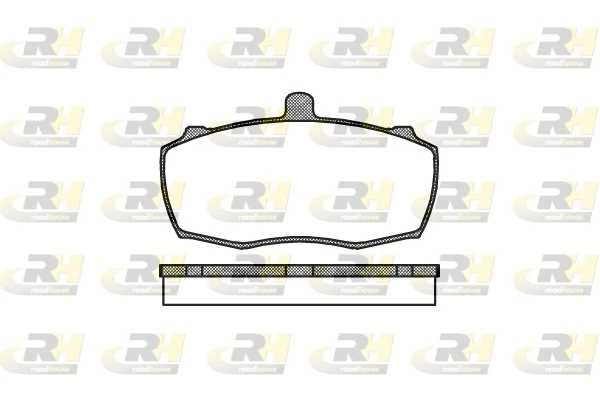Do koszyka GBP272 Land Rover Klocki hamulcowe przednie tarczowe