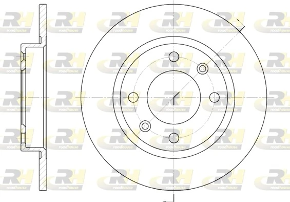 Do koszyka Tarcza hamulcowa tylna Peugeot 405 I 15B