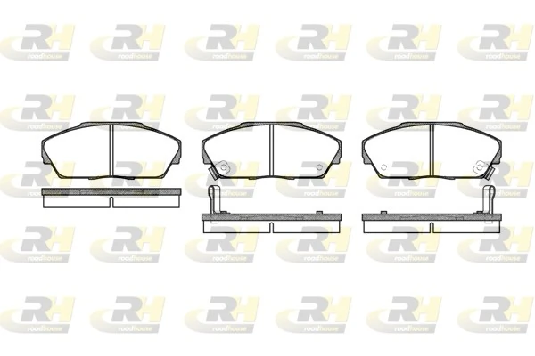 Do koszyka Klocki hamulcowe przednie tarczowe Honda Accord III CA4, CA5