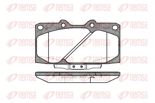 Klocki hamulcowe przednie tarczowe Nissan/Infiniti AY040NS025 cena, od 47,40 USD