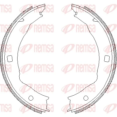 Klocki hamulca ręcznego Peugeot 607 9D, 9U