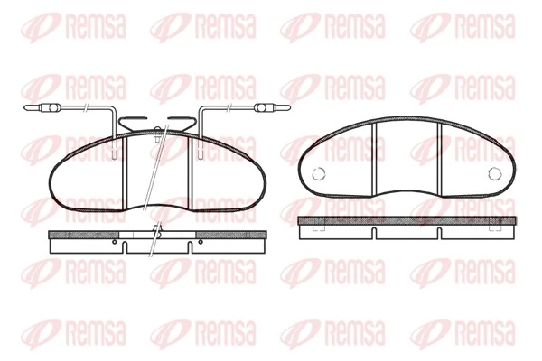 069052941 Nissan/Infiniti Klocki hamulcowe przednie tarczowe