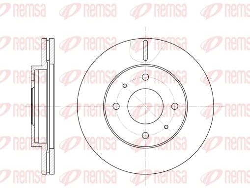 Tarcza hamulcowa przednia Mitsubishi Galant 5 E1A