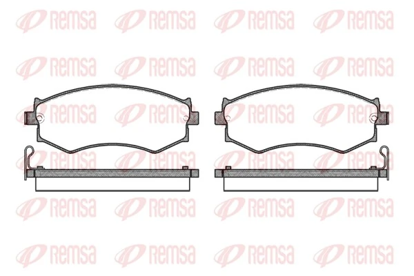 Klocki hamulcowe przednie tarczowe do Hyundai Sonata III 
